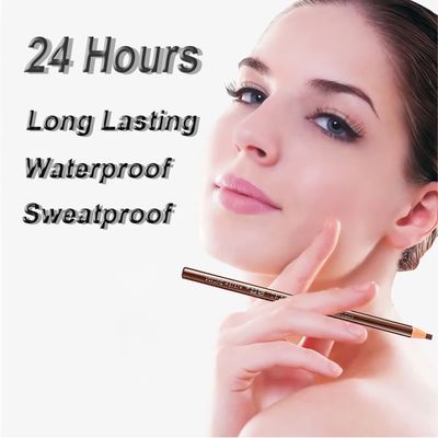 SUMEITANG 12 Pcs Pull Cord Peel-off Black Eyebrow PencilWooden Hard-core Microblading Eye Brow Pencil For Marking, Filling And Outlining, waterproof and sweat-proof for Professionals &amp; Beginners