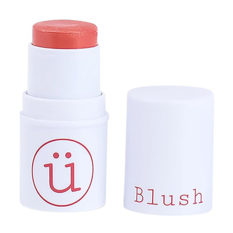 M2U NYC Cream Blush, Cream Blush Stick, Blush Face Sticks, Cream Blush Stick for Cheeks &amp; Lips, Natural Glow with Shimmer, Blush Multi stick, 2-in-1 Cheek and Lip Tint, Multiple Colors (Coral)