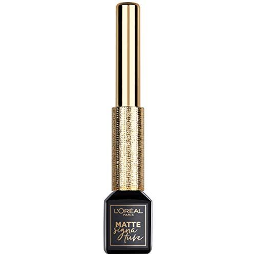 L&#39;Oreal Paris Makeup Matte Signature Liquid Dip Eyeliner, Waterproof, Precise and Easy Application, All Day Wear, Vivid Matte Finish, Greige, 0.07 fl Oz.