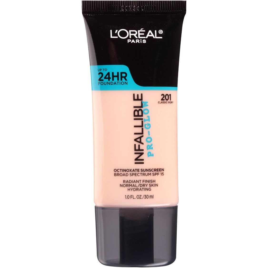 L&#39;Oreal Paris Makeup Infallible Up to 24HR Pro-Glow Foundation, Classic Ivory, 1 Ounce