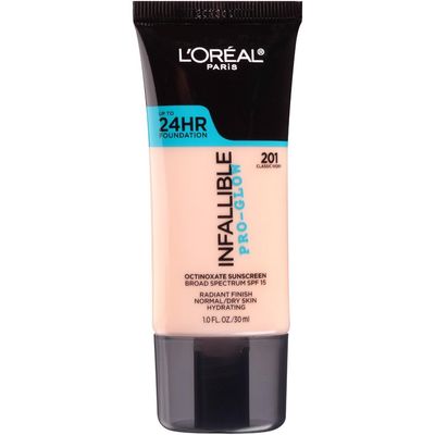 L&#39;Oreal Paris Makeup Infallible Up to 24HR Pro-Glow Foundation, Classic Ivory, 1 Ounce