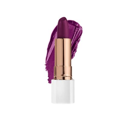 FLOWER BEAUTY Petal Pout Lipstick Cruelty Free Nourishing Highly Pigmented Lip Color with Antioxidants, Fuchsia Flush - Matte, 0.11 Ounce
