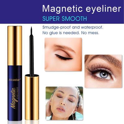 Magnetic Eyelashes with Eyeliner Kit, Magnetic Lashes Kit with Applicator, Most Natural Looking,Strongest Waterproof, Reusable Magnet False Lashes Easy to Use.(10 Pairs &amp; 4 Liner)