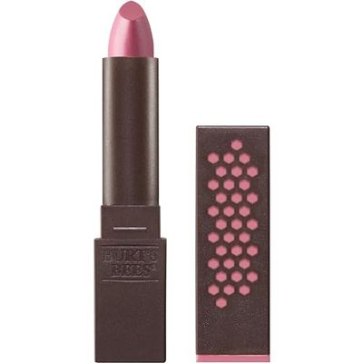 Burt&#39;s Bees 100% Natural Glossy Lipstick,Rose Falls - 1 Tube