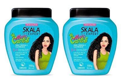 2 Pack SKALA Mais Cachos Hydrates Curls, Eliminates Frizz, For Curly Hair - 2 IN 1 Conditioning Treatment Cream and Cream To Comb 35.2oz New