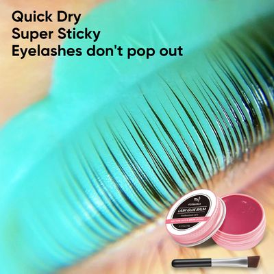 PERMANIA Lash Lift Balm, New Eyelash Lifting Adhesive0.35oz10g Lash Lift Glue Strong Viscosity and Water Solubility for Lash Perm Kit (Strawberry)