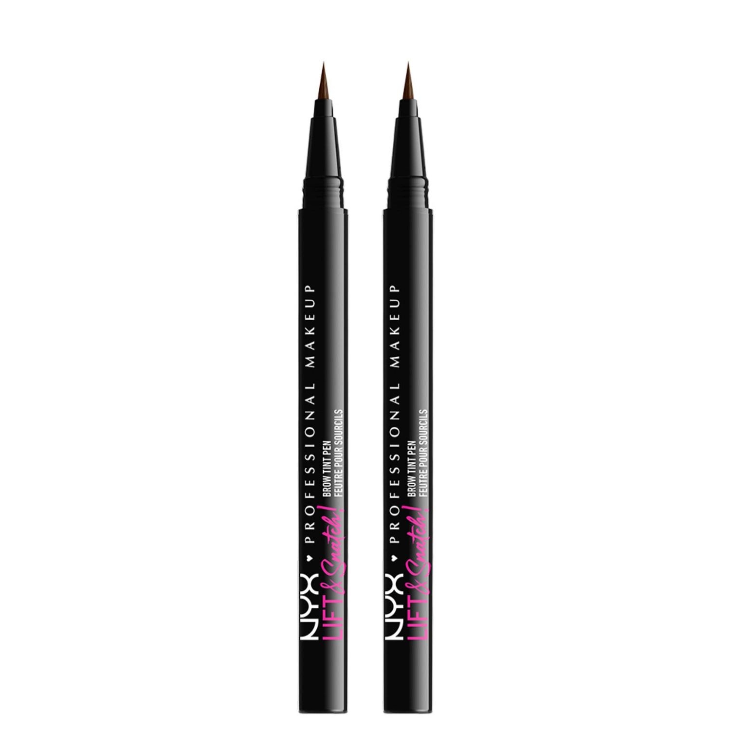 NYX PROFESSIONAL MAKEUP Lift &amp; Snatch Eyebrow Tint Pen, Espresso (Pack Of 2)