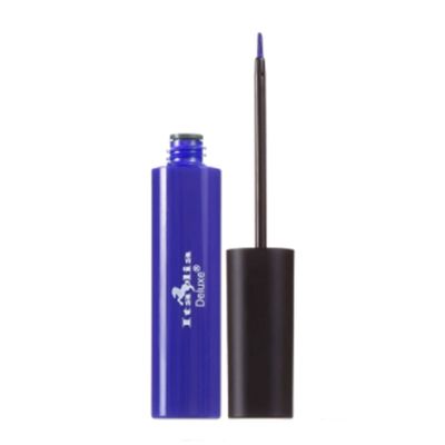 Italia-Deluxe Italia Deluxe Makeup 1 Classic Liquid Eyeliner 205 Matte Royal Blue Eye Liner Vitamin E  ZipBag