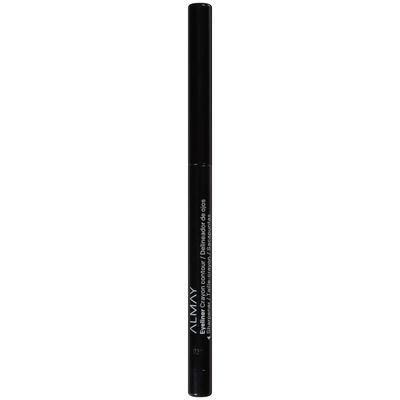 Almay Eyeliner Pencil, Eye Makeup Stocking Stuffers for Women, Built-in Sharpener, Hypoallergenic, Water Resistant, 205 Black, 0.01 fl oz