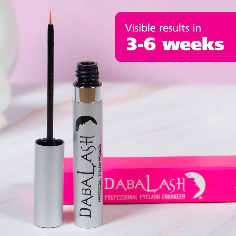 DABALASH Trio Combo - Professional Eyelash &amp; Brow Strengthener 0.18 oz, Waterproof Mascara, 0.45 oz &amp; Gentle Vegan Mascara, 0.3oz - Give Your Own Lashes A Longer, Fuller, &amp; Thicker Look