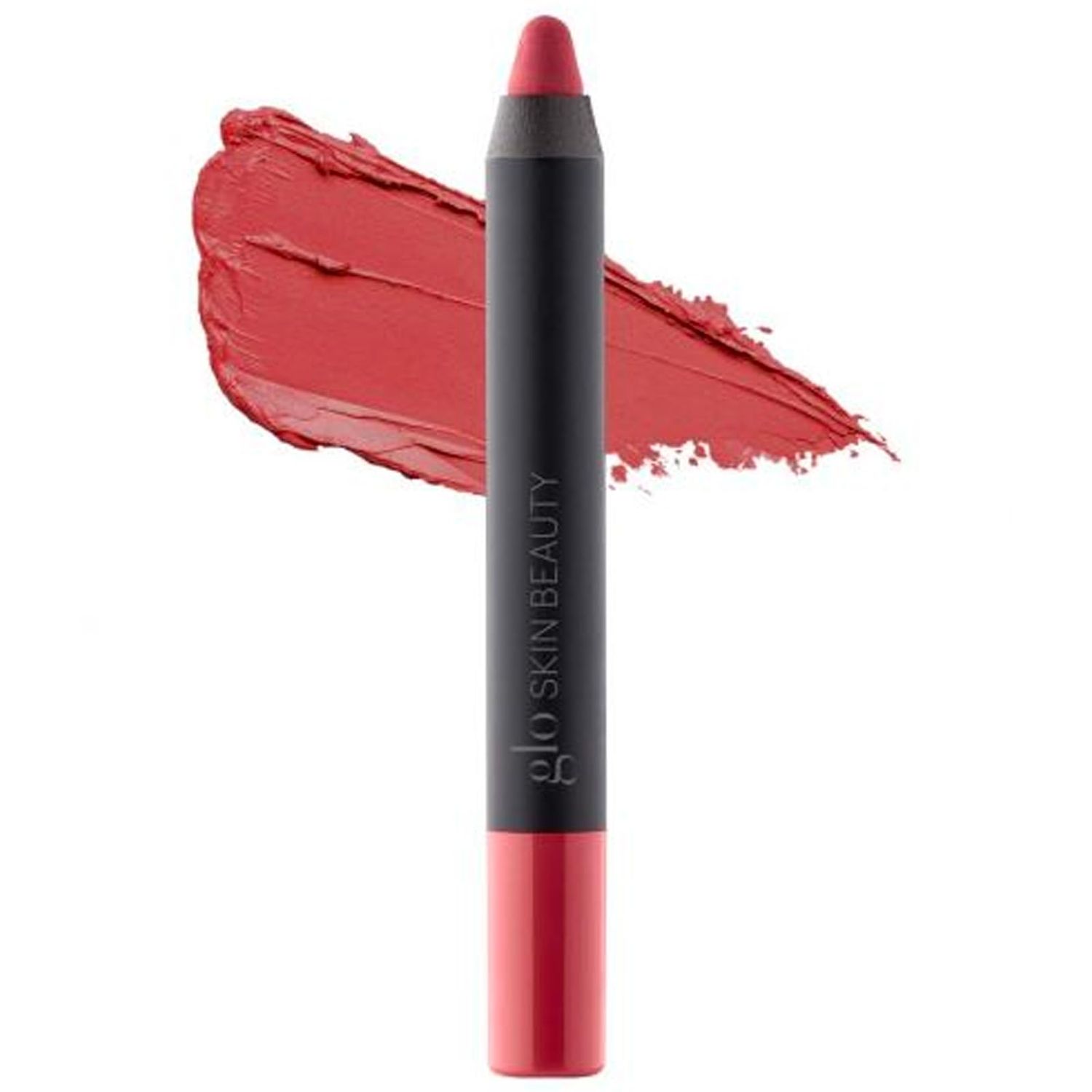 Glo Skin Beauty Suede Matte Lip Crayon (Demure) - Longwearing Formula Stays On All Day, With Conditioning Shea Butter  Mango Seed Oil for a Velvety Smooth Finish