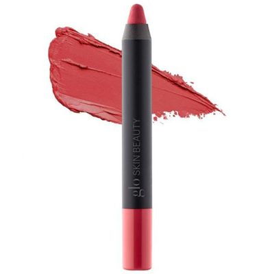 Glo Skin Beauty Suede Matte Lip Crayon (Demure) - Longwearing Formula Stays On All Day, With Conditioning Shea Butter  Mango Seed Oil for a Velvety Smooth Finish