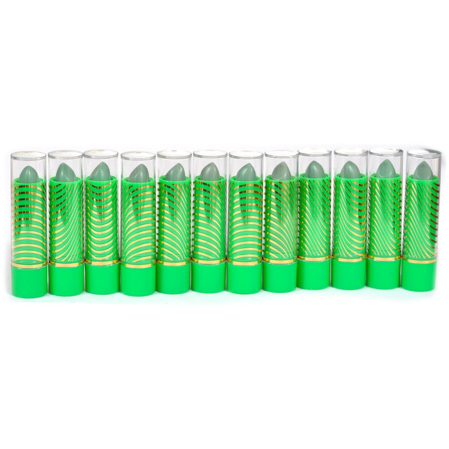 Aloe Vera Mood Lipstick Green Color (12pcpk) by Princessa