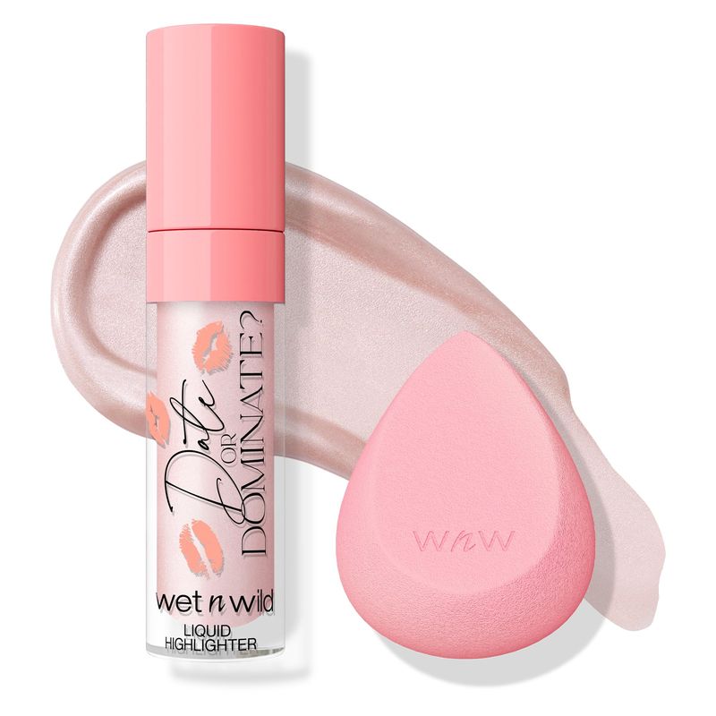 wet n wild Date Or Dominate Liquid Highlighter &amp; Sponge Set