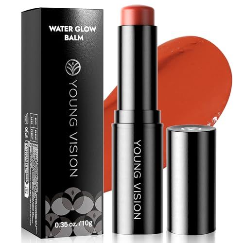 YOUNG VISION Radiant Balm - Luminous Highlighter &amp; Moisturizer for Face, Cheeks, Lips | Natural Glow, Dewy Finish, Hydrating &amp; Non-Greasy, Long-Lasting Lightweight Formula