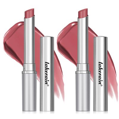 2PCS Black Honey Lipstick Tinted Lip Balm - Sheer Hydrating Lipstick for All Skin Tones - Moisturizing Lip Color, Nourishing Lip Balm for Dry Lips (2Pcs Pink Honey Lipstick)