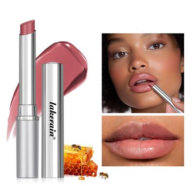 2PCS Black Honey Lipstick Tinted Lip Balm - Sheer Hydrating Lipstick for All Skin Tones - Moisturizing Lip Color, Nourishing Lip Balm for Dry Lips (2Pcs Pink Honey Lipstick)