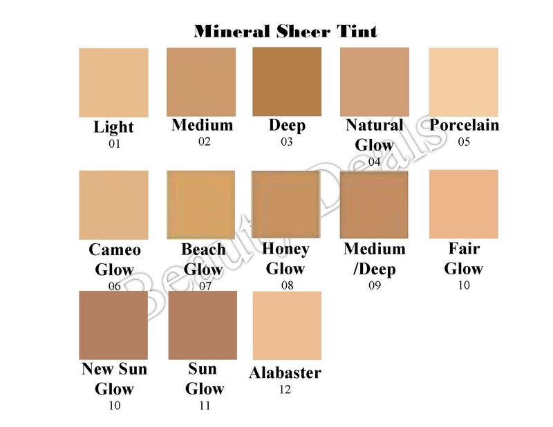 Beauty Deals Mineral Sheer Tint SPF 20 Tinted Moisturizer (Sun Glow)