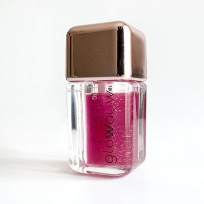 glowwauw Raspberry Lip Oil Hydrating, High-shine, Vegan, Cruelty-Free, Tinted &amp; Nourishing