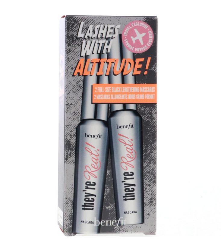 Benefit Double Deal They're Real Mascara - 2pcs 8.5g  2 full size mascaras