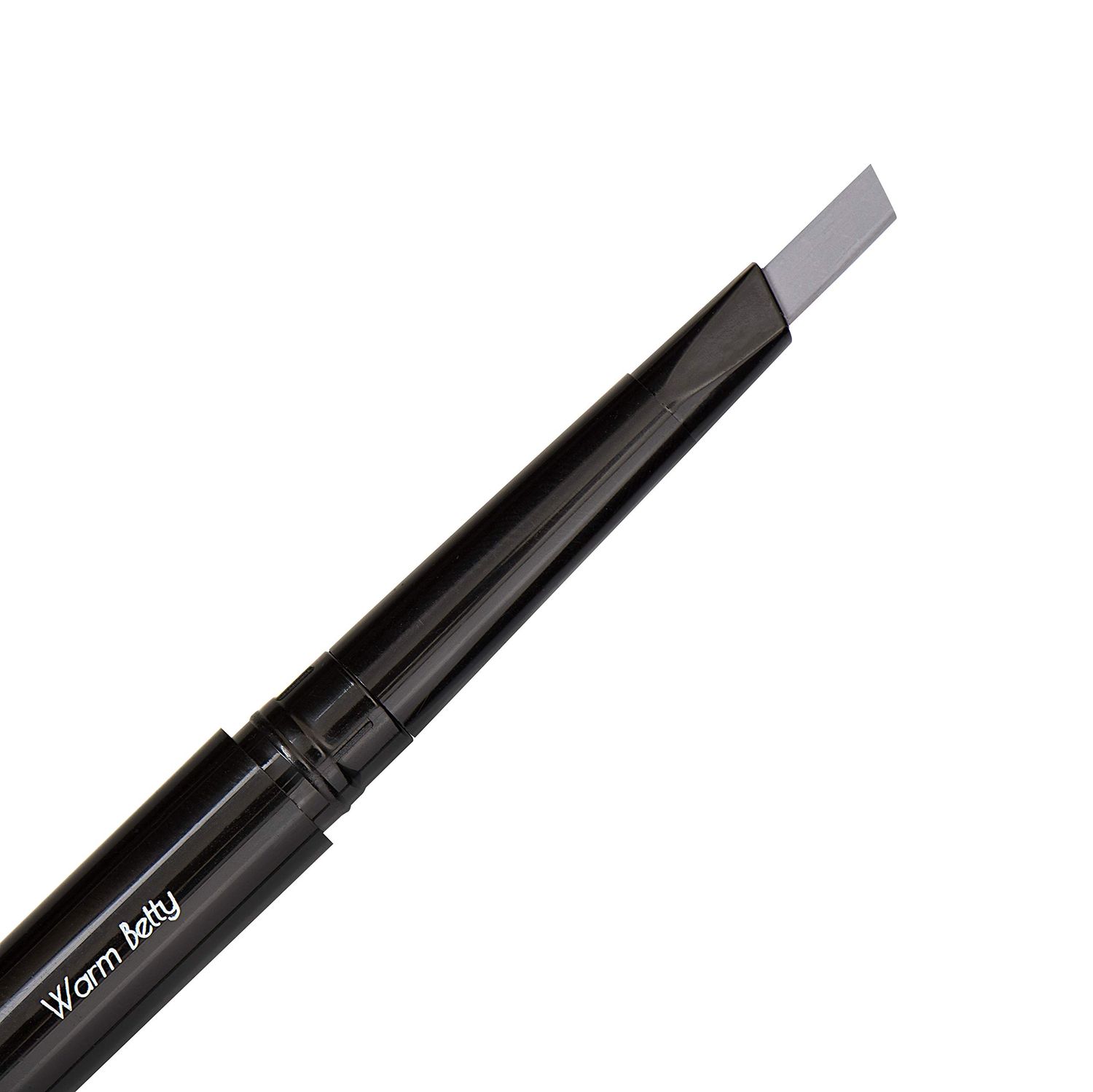 Eye Embrace Warm Betty Light Gray Eyebrow Pencil - Waterproof, Double-Ended Automatic Angled Tip &amp; Spoolie Brush, Cruelty-Free