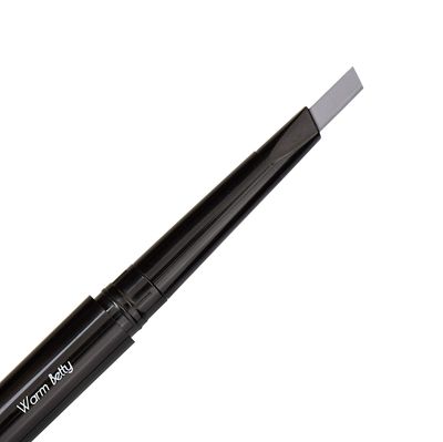 Eye Embrace Warm Betty Light Gray Eyebrow Pencil - Waterproof, Double-Ended Automatic Angled Tip &amp; Spoolie Brush, Cruelty-Free
