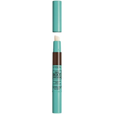 L'Oreal Paris Magic Root Precision Temporary Gray Hair Color Concealer Brush, 5 Medium Brown, 0.05 fl oz.