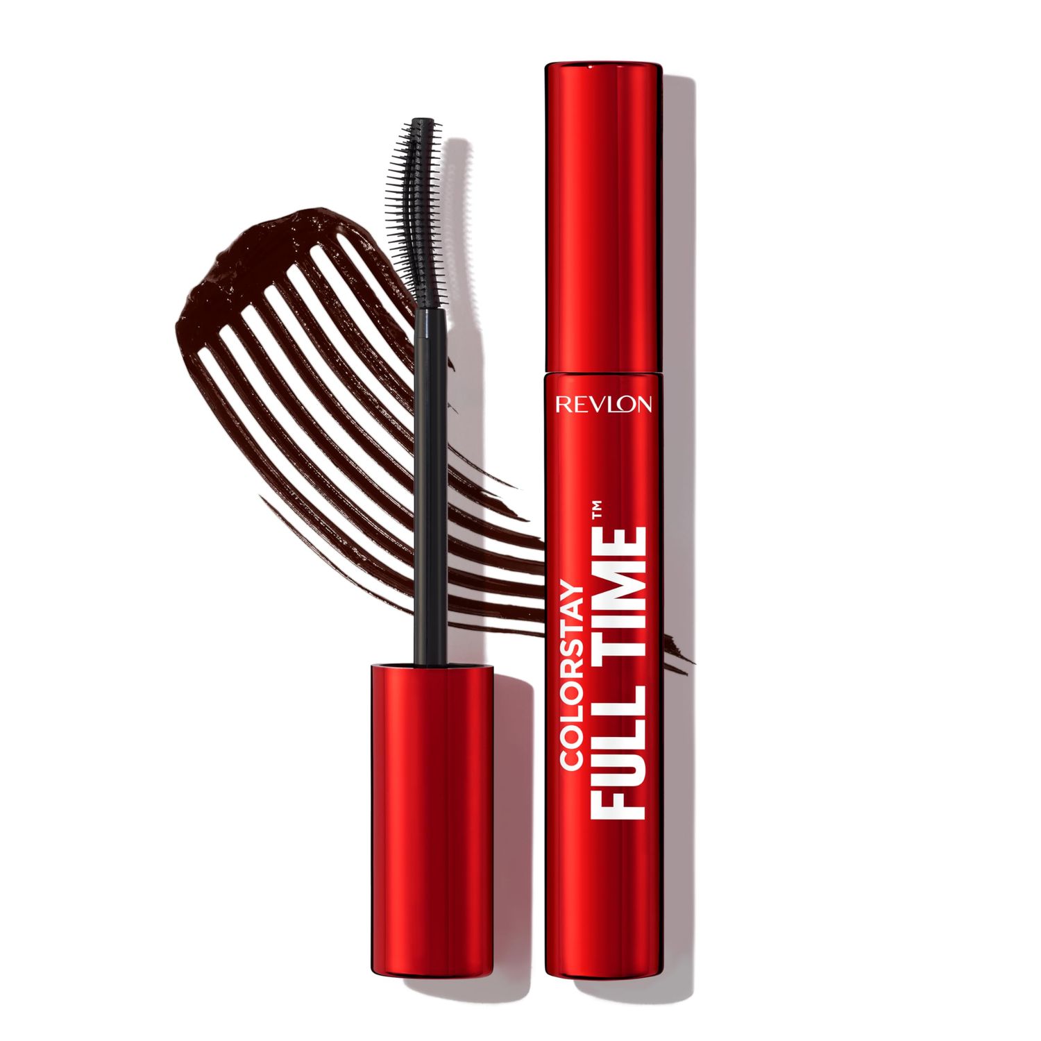 Revlon ColorStay Full Time Mascara, Volumizing Eye Makeup, 24 Hour Wear, Clump-Proof, Smudge-Proof, Flake-Proof, 402 Black Brown