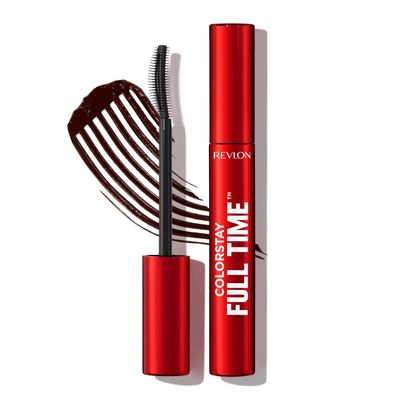 Revlon ColorStay Full Time Mascara, Volumizing Eye Makeup, 24 Hour Wear, Clump-Proof, Smudge-Proof, Flake-Proof, 402 Black Brown