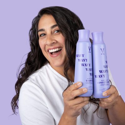 V&amp;Co. Beauty Wavy Hair Conditioner with Peptide Technology, 12 oz
