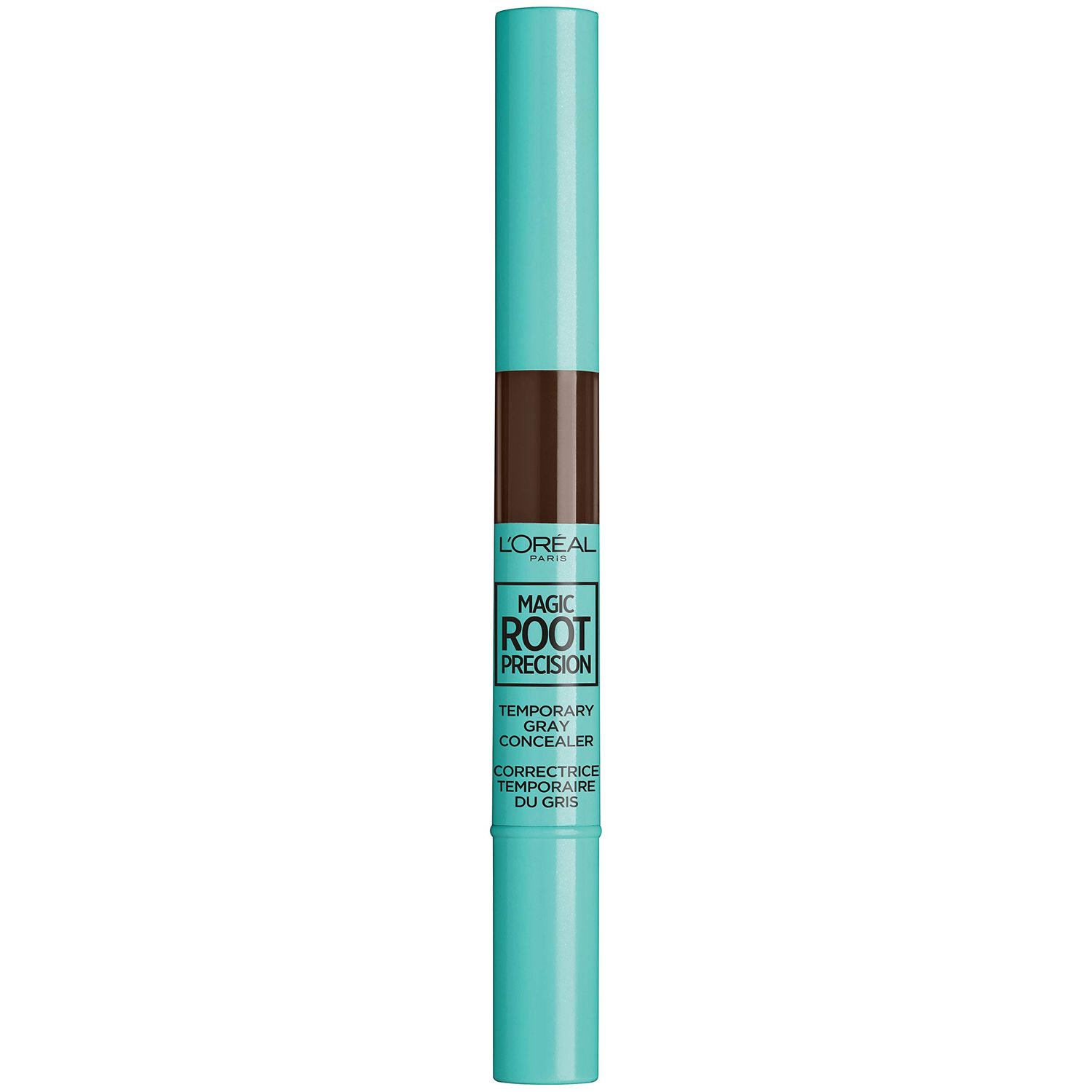 L&#39;Oreal Paris Magic Root Precision Temporary Gray Hair Color Concealer Brush, 5 Medium Brown, 0.05 fl oz.