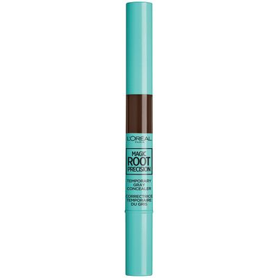 L&#39;Oreal Paris Magic Root Precision Temporary Gray Hair Color Concealer Brush, 5 Medium Brown, 0.05 fl oz.