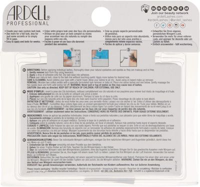 Ardell Professional Individual Duralash Flares, Medium Black, 1 Pair