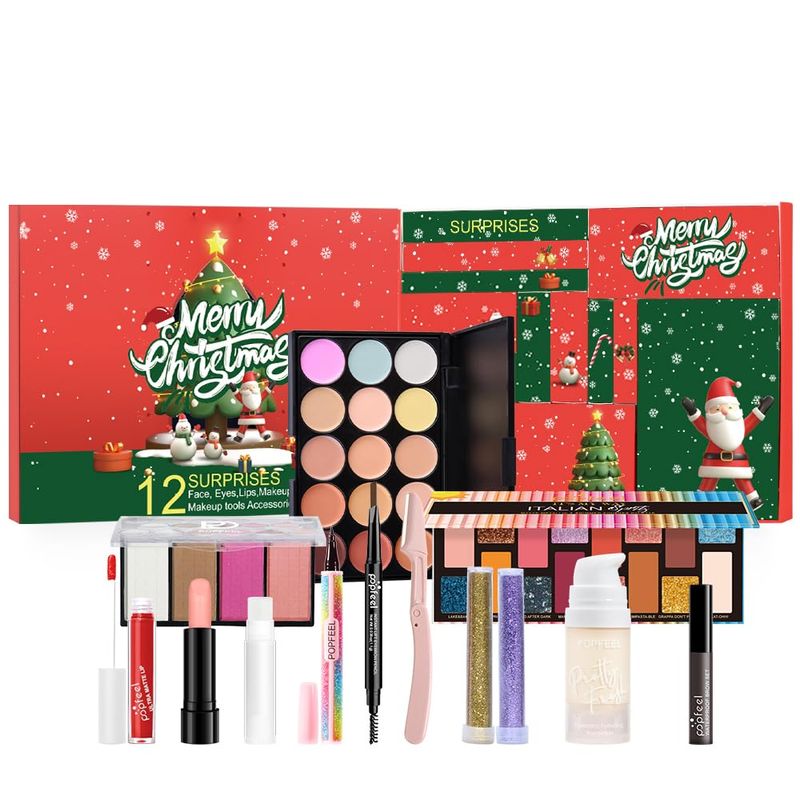 Holiday Makeup Gift Set, Makeup Gifts Kit For Girls 10-12, Makeup Kit For Kids Mom Girlfriend Beginners Teens, Makeup Gift Kits For Women, Makeup Gift Set For Girls 8-10