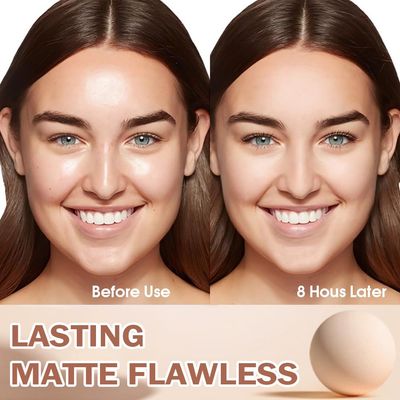 FeiCuiYun Oil Control Matte Perfection Face Pressed Powder, Matte Smooth Flawless Setting Powder Makeup, Polvo Compacto De Maquillaje, Waterproof Long Lasting, Cruelty Free, 0.35Oz(120 Vanilla, 1)