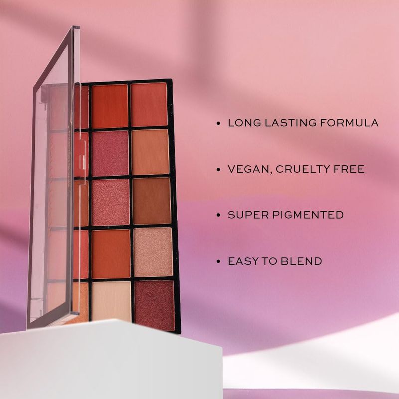 Makeup Revolution Eyeshadow Palette, Reloaded Iconic Newtrals 2, Face Make Up, Compact Eye Shadow Palette by Revolution Beauty