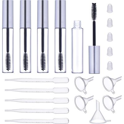 Mascara Tubes Empty For Castor Oil Empty Mascara Tube Eyelash Wand Reusable Empty Mascara Tube And Wand Transfer Funnels