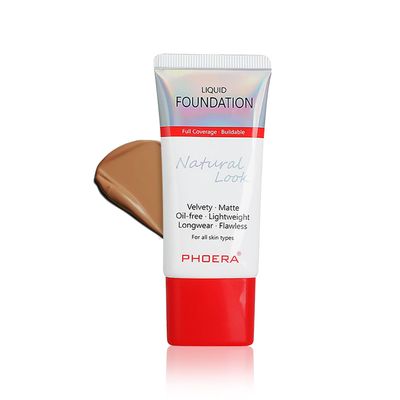 Matte Foundation, Anglicolor Flawless Full Coverage Foundation 30ml Matte Oil-Control Long Lasting Waterproof Liquid Foundation for Women Girls (1PC# 107)