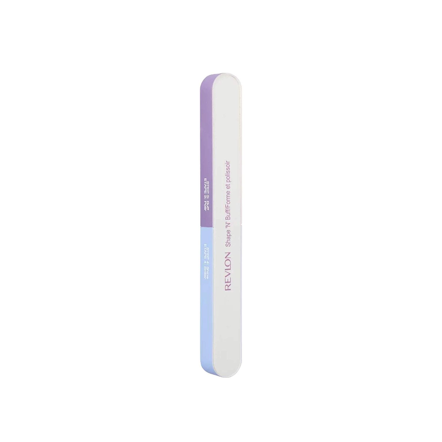 Revlon Nail Buffer, Gifts for Women, Stocking Stuffers, Shape &#39;N&#39; Buff Nail File &amp; Buffer, Nail Care Tool, All-in-One Shaping &amp; Buffing, Easy to Use (Pack of 1)