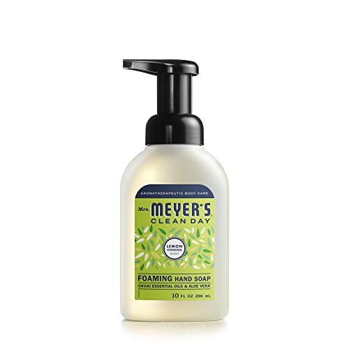 Mrs. Meyer&#39;s Clean Day Foaming Hand Soap, Lemon Verbena Scent, 10 Fl oz (Pack of 1)