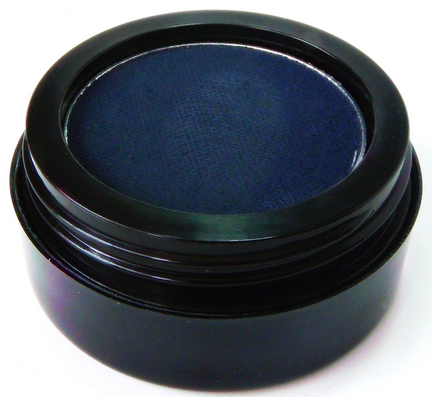 Pure Ziva Matte Cool Dark Navy Blue Cake Eyeliner &amp; Pressed Eyeshadow, Water Activated Powder Gluten &amp; Cruelty Free