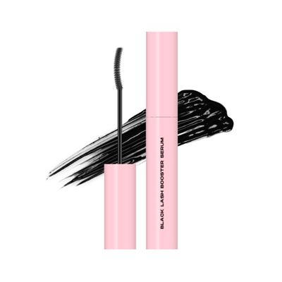 ENTROPY MAKEUP Brow &amp; Lash Enhance Boost Black Serum - Eyelash Growth Serum for Fuller Lashes &amp; Brows, Biotin &amp; Madecassoside Nourishment, Visible Results in 14 Days, Vegan &amp; Cruelty-Free, 0.24 Oz