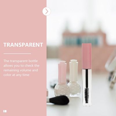 FOMIYES Empty Mascara Tubes with Wand 10Pcs 5ml Refillable Mascara Containers for Castor Oil DIY Cosmetic Pink