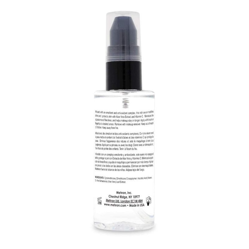 Mehron Makeup Velvet Finish Smoothing Primer | Professional Pre-Foundation Skin Primer | Primer Face Makeup 1 fl oz (30 ml)