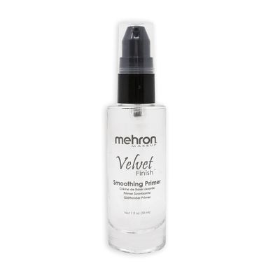 Mehron Makeup Velvet Finish Smoothing Primer | Professional Pre-Foundation Skin Primer | Primer Face Makeup 1 fl oz (30 ml)