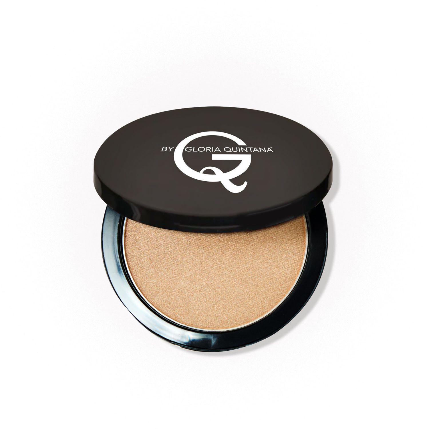 GQ BY GLORIA QUINTANA, Luminizing Pressed Powder. Highlighter Makeup, Face Powder | Compact, Silky, Creamy, Iluminador en Polvo | Ultra Glow Finish for Every Latina Beauty