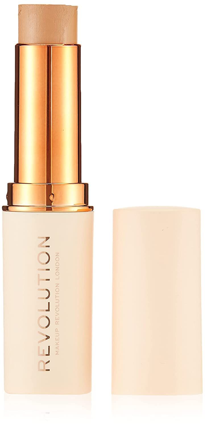 metrey Makeup Revolution Fast Base Stick Foundation F12, Dark Brown, 30g