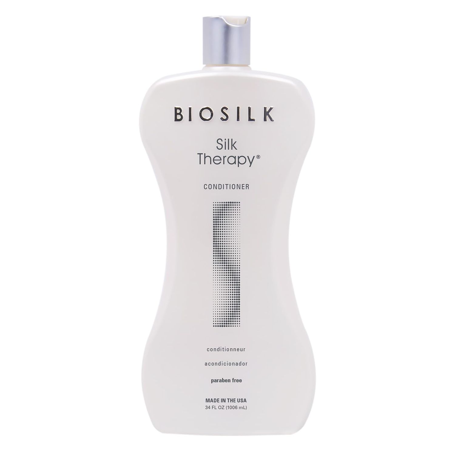 BioSilk Silk Therapy Conditioner, Moisturizes &amp; Conditions Hair For Incredible Shine, Sulfate, Paraben, &amp; Cruelty-Free, 34 Oz