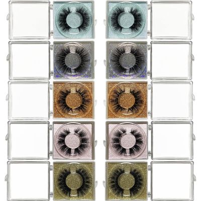 Mink Lashes Bulk Ninglash 10 Pack False Eyelashes, 14-18MM Real Mink EyeLashes, Thick HandMade Full Strip Lashes, Crueltyl Free Fluffy Lash, 5D Mink Lashes Wholesale