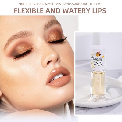 Tiejdhr 2Pcs Crystal Jelly Moisturizing Lip Oil Hydrating Lip Gloss Set, Non-sticky Fresh Texture Nourishing Plumping Lip Oil Long Lasting Lip Care Tools
